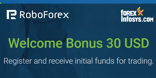 30 USD Welcome Bonus by RoboForex